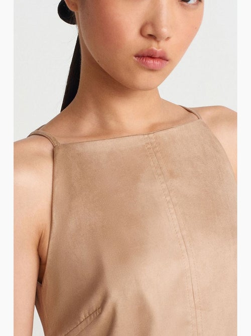 Mouwloze mini-jurk met rits dilvin - Kiabi