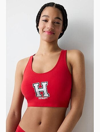 Mouwloze racerback top harry potter kort penti