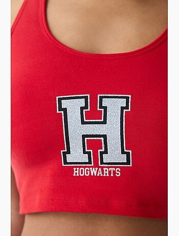 Mouwloze racerback top harry potter kort penti