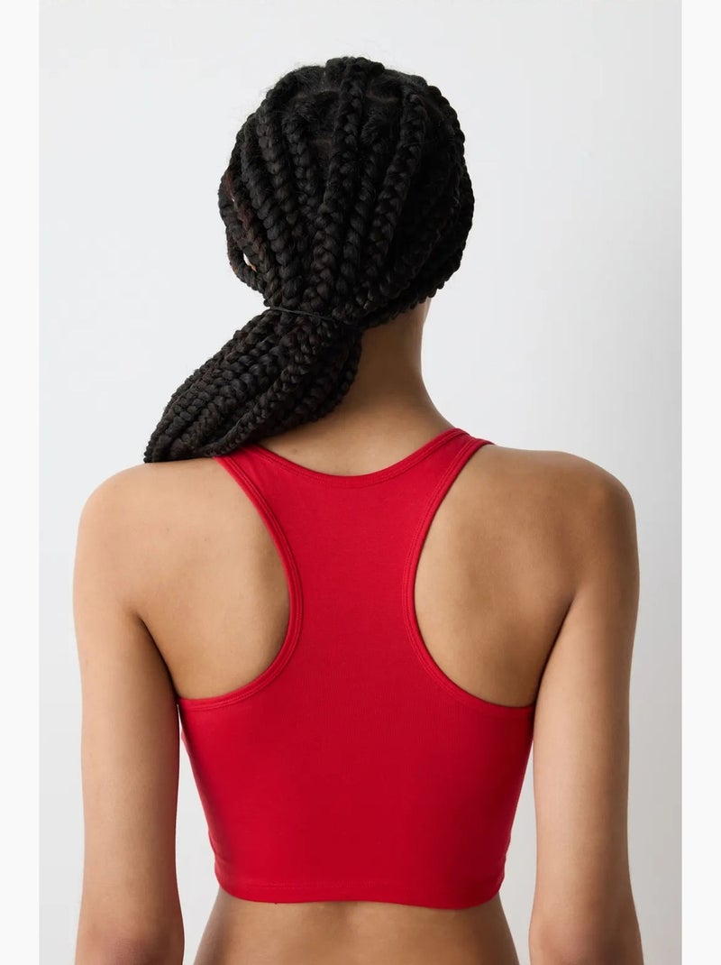 Mouwloze racerback top harry potter kort penti Rood - Kiabi