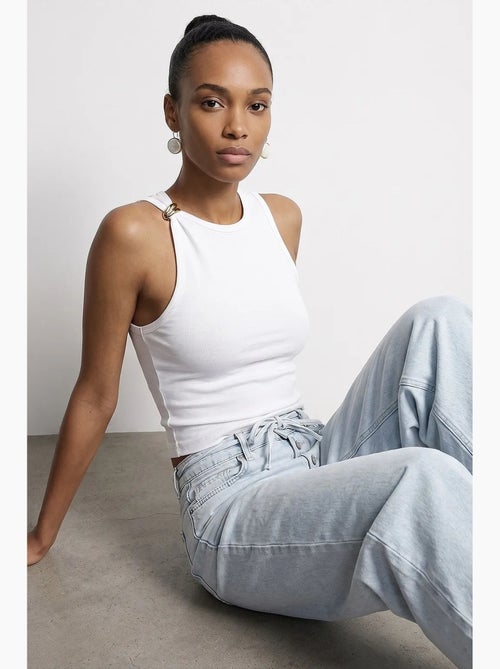 Mouwloze slim-fit cami-blouse dilvin - Kiabi