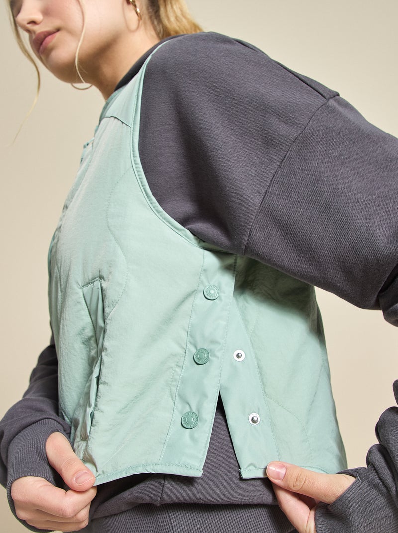 Mouwloze sportvest - (ekstract) Groen - Kiabi