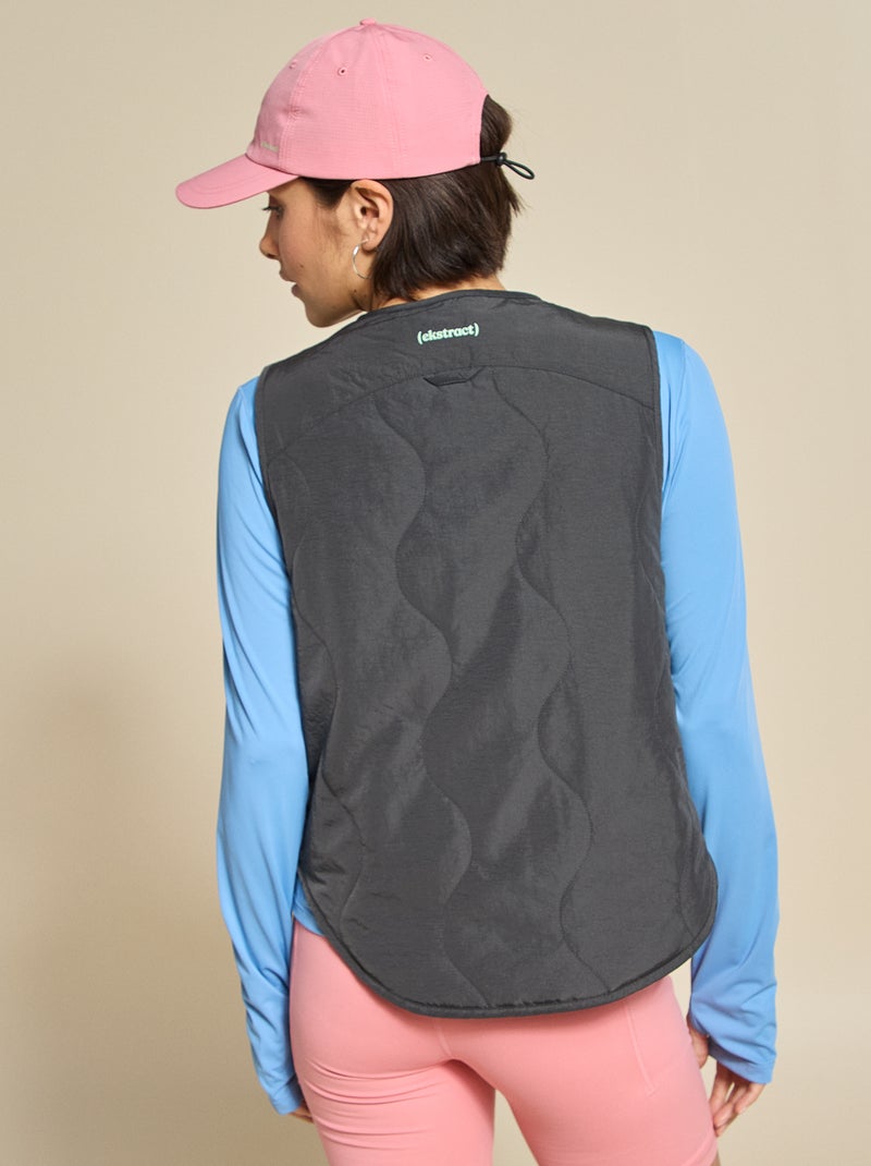 Mouwloze sportvest - (ekstract) Zwart - Kiabi
