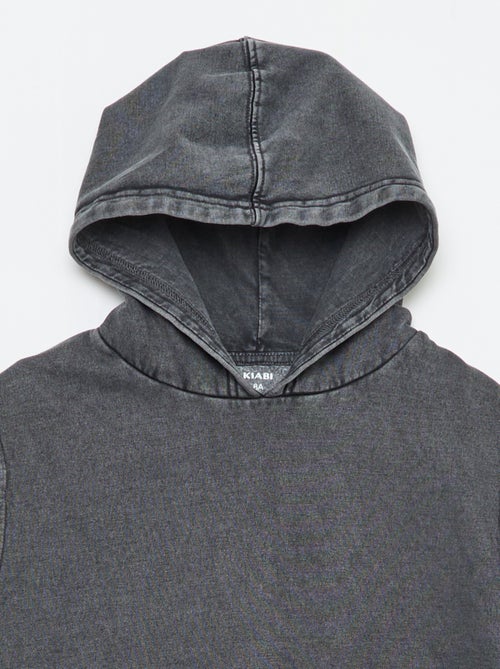 Mouwloze sweater met kap - Kiabi