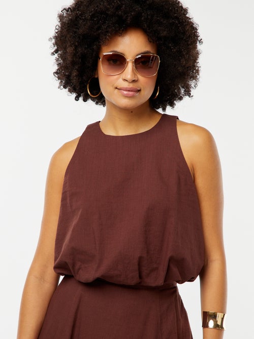 Mouwloze top - poffend model - Kiabi