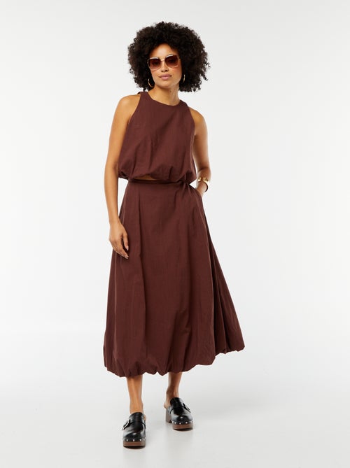 Mouwloze top - poffend model - Kiabi