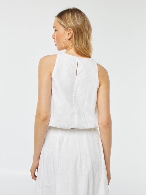 Mouwloze top - poffend model - Kiabi