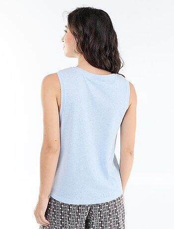 Mouwloze top