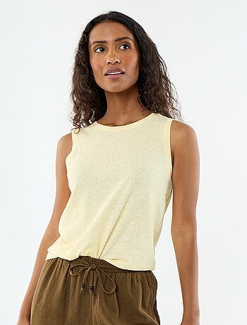 Mouwloze top