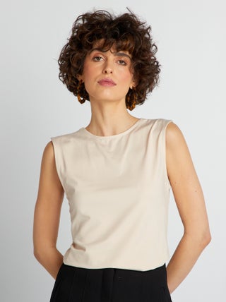 Mouwloze top