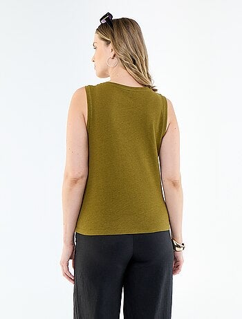 Mouwloze top