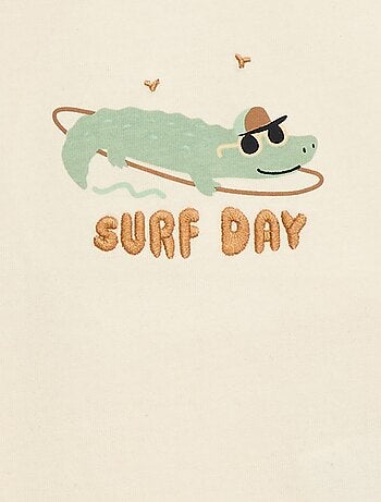 Mouwloze top met fantasieborduursel