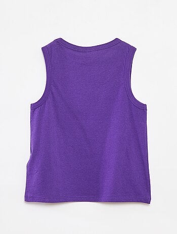 Mouwloze top met ronde hals 'NBA'