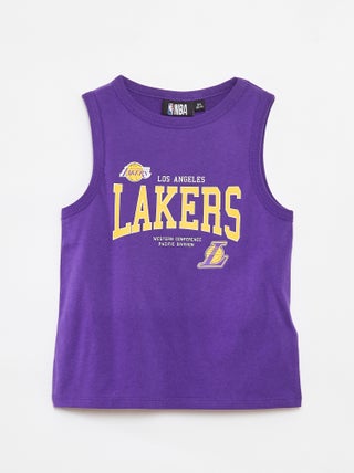 Mouwloze top met ronde hals 'NBA'
