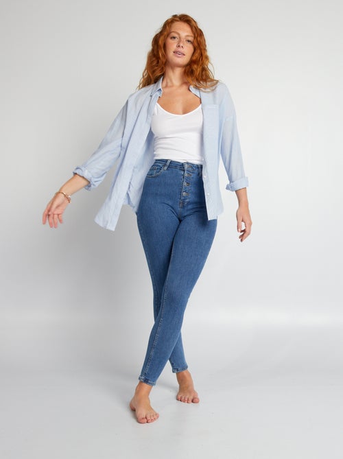 Mouwloze top met smalle bandjes - Kiabi