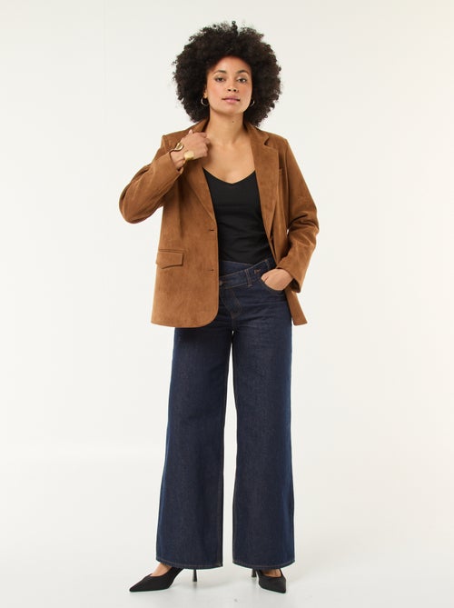 Mouwloze top met smalle bandjes - Kiabi