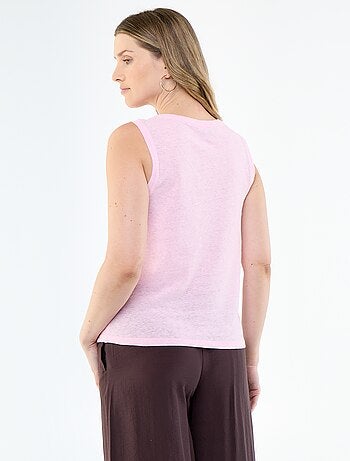 Mouwloze top