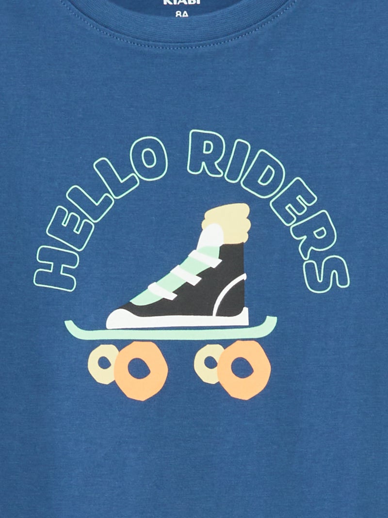 Mouwloze top + short - 2-delig BLAUW - Kiabi