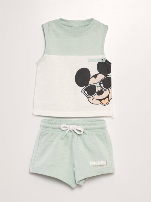 Mouwloze top + short 'Mickey' - 2-delig - Kiabi