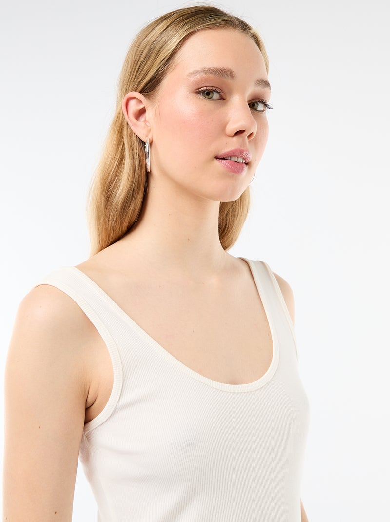 Mouwloze top WIT - Kiabi