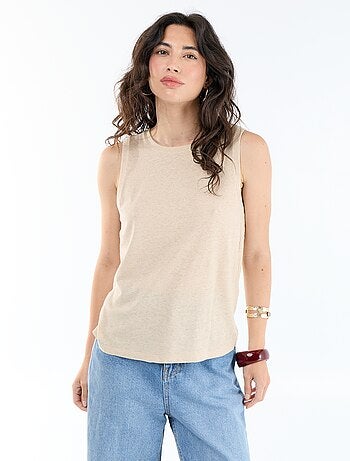 Mouwloze top