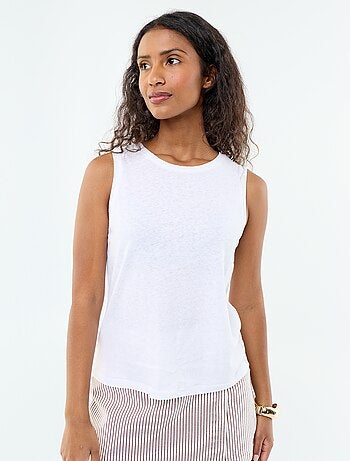 Mouwloze top