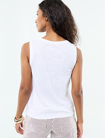 Mouwloze top
