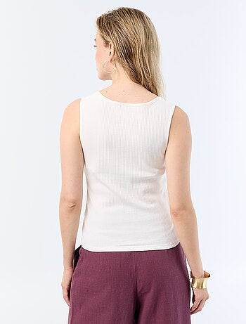 Mouwloze top