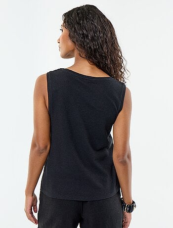 Mouwloze top