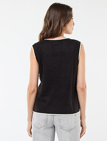 Mouwloze trui 'JDY'