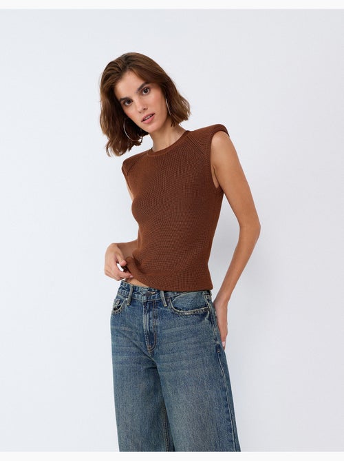 Mouwloze trui, mo fashion - Kiabi Mouwloze trui, mo fashion - Kiabi