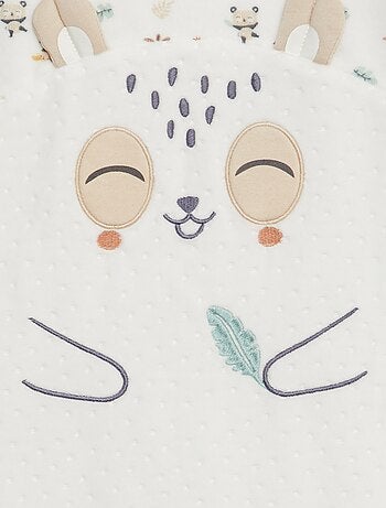 Mouwloze, warme babyslaapzak met print - TOG 3