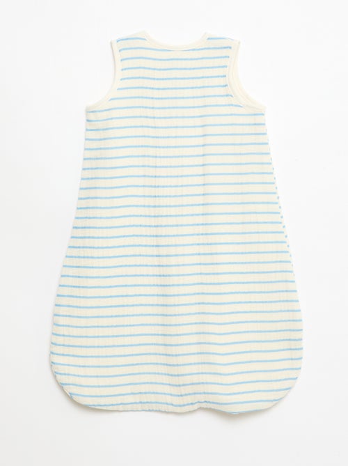 Mouwtloze slaapzak met print van katoengaas TOG 1 - Kiabi