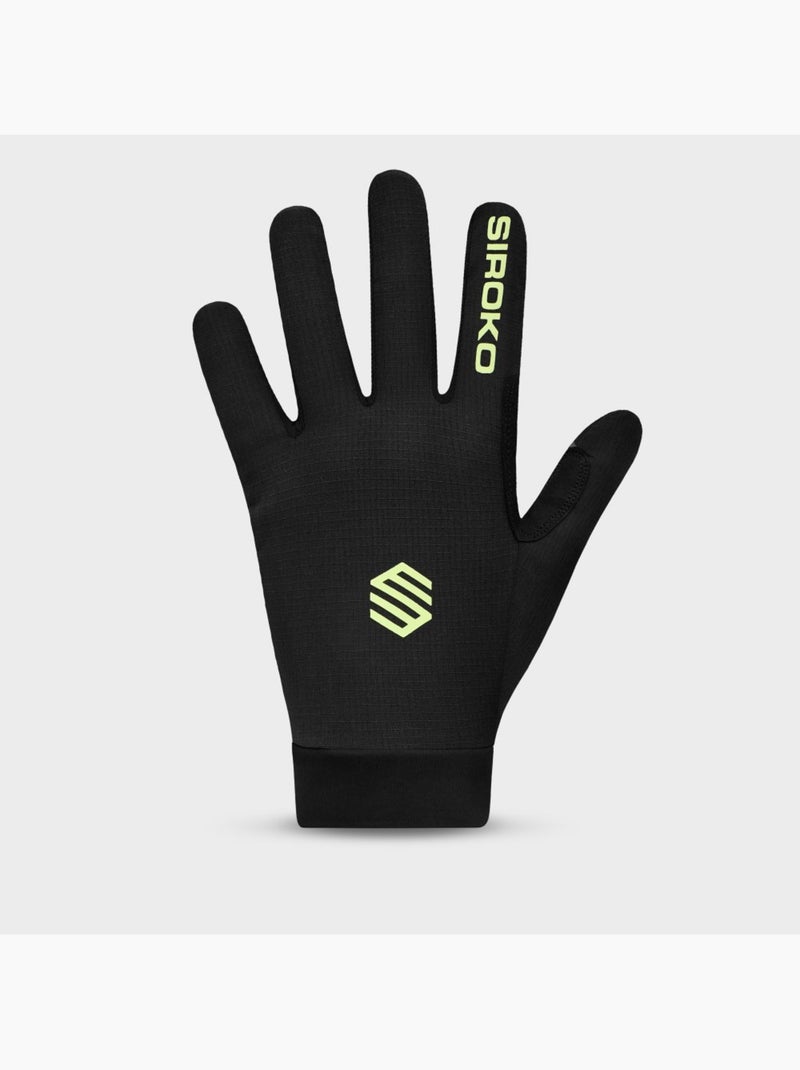 Mtb-handschoenen Zwart - Kiabi