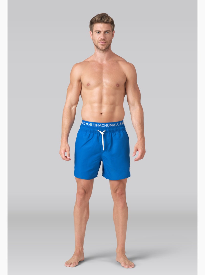 Muchachomalo maillot de bain avec boxer assorti Bleu - Kiabi