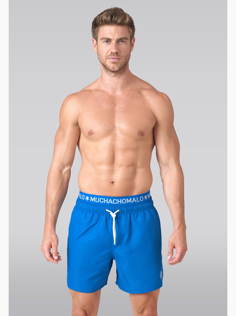 Muchachomalo maillot de bain avec boxer assorti Bleu - Kiabi