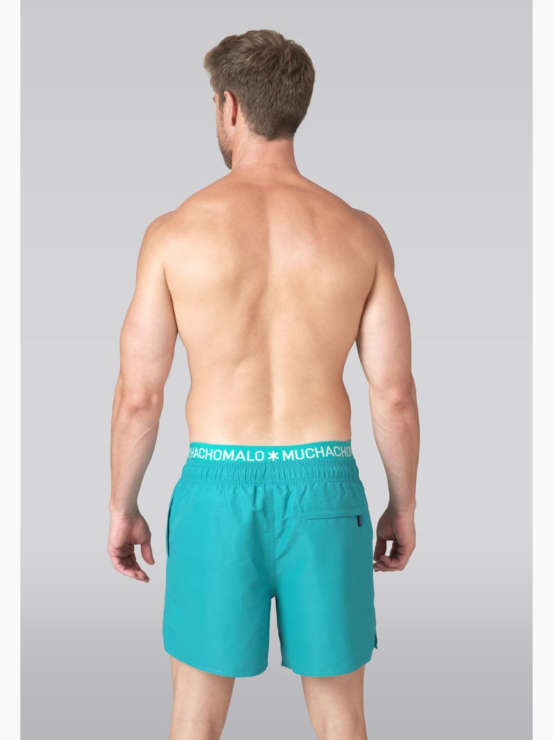 Muchachomalo maillot de bain avec boxer assorti Bleu - Kiabi