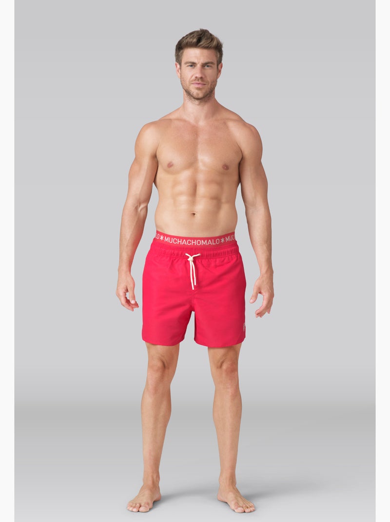 Muchachomalo maillot de bain avec boxer assorti Rose - Kiabi