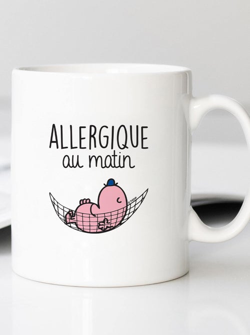 Mug ALLERGIQUE AU MATIN - Kiabi Mug ALLERGIQUE AU MATIN - Kiabi