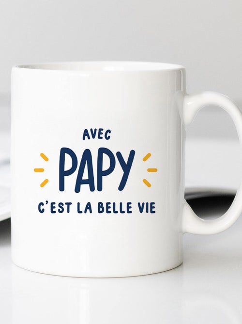 Mug AVEC PAPY C'EST LA BELLE VIE - Kiabi Mug AVEC PAPY C'EST LA BELLE VIE - Kiabi
