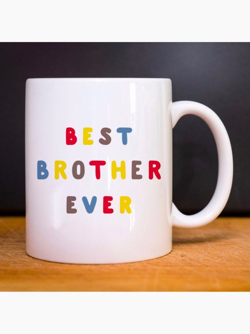 Mug BEST BROTHER EVER COLORÉ WAF - Kiabi Mug BEST BROTHER EVER COLORÉ WAF - Kiabi