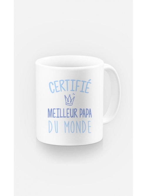 Mug CERTIFIE MEILLEUR PAPA - Kiabi Mug CERTIFIE MEILLEUR PAPA - Kiabi
