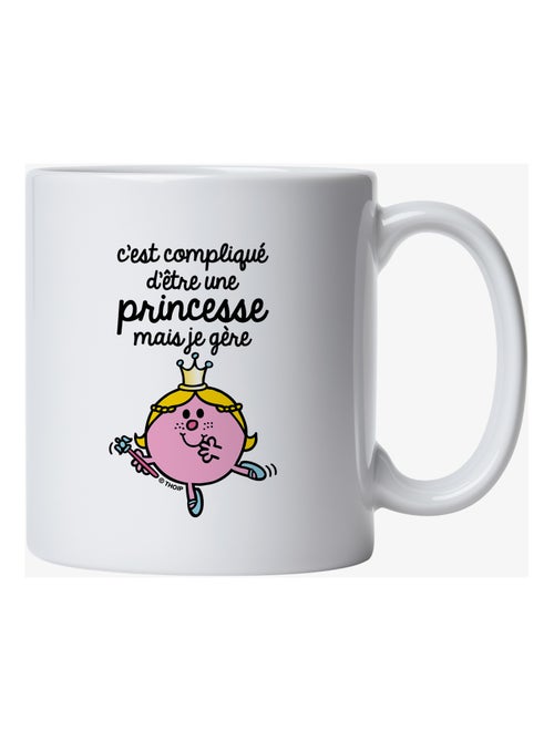 Mug C'EST COMPLIQUÉ D'ÊTRE UNE PRINCESSE - Kiabi Mug C'EST COMPLIQUÉ D'ÊTRE UNE PRINCESSE - Kiabi