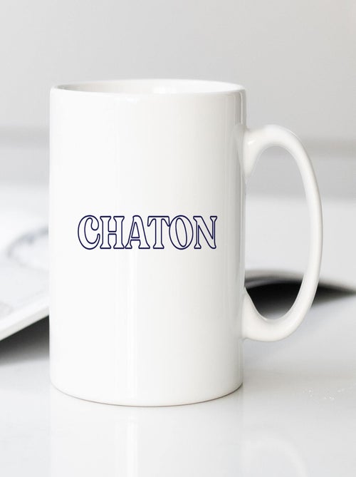 Mug CHATON BLEU - Kiabi Mug CHATON BLEU - Kiabi