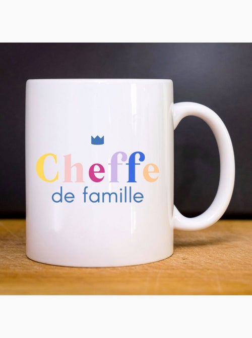 Mug CHEFFE DE FAMILLE - Kiabi Mug CHEFFE DE FAMILLE - Kiabi