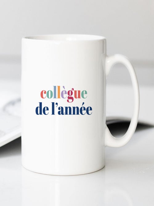 Mug COLLÈGUE DE L'ANNÉE COLORÉ - Kiabi Mug COLLÈGUE DE L'ANNÉE COLORÉ - Kiabi