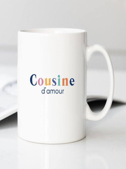 Mug COUSINE D'AMOUR - Kiabi Mug COUSINE D'AMOUR - Kiabi