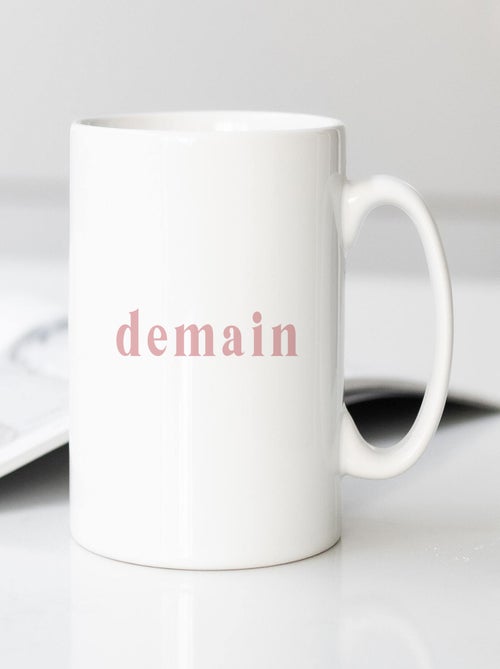 Mug DEMAIN ROSE - Kiabi Mug DEMAIN ROSE - Kiabi