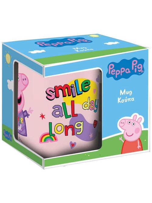 Mug en céramique 'Peppa Pig' 340 ml – Smile all day long - Kiabi Mug en céramique 'Peppa Pig' 340 ml – Smile all day long - Kiabi