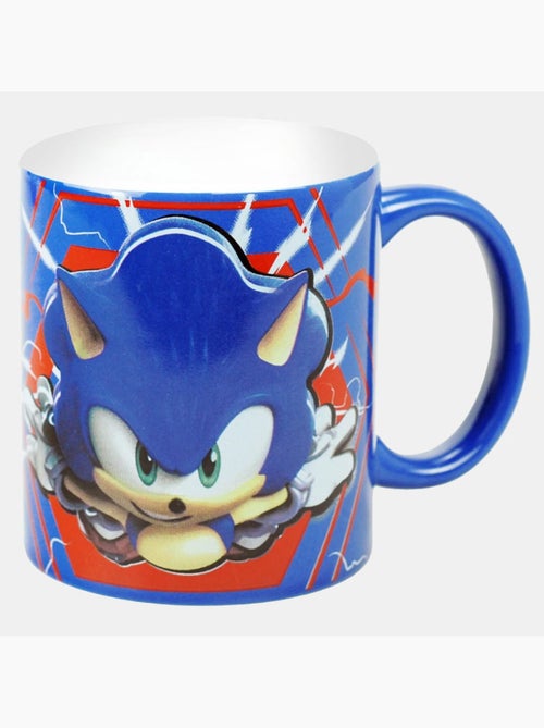 Mug en céramique Sonic - Design bleu avec grand visuel - 320 ml - Kiabi Mug en céramique Sonic - Design bleu avec grand visuel - 320 ml - Kiabi